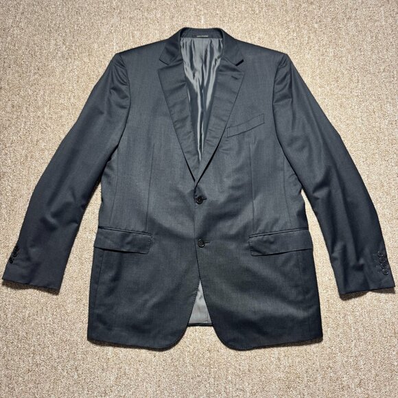 Ermenegildo Zegna MICCHA 221225 Mila Suit Jacket Dark Grey Micronsphere 46L 56L - Picture 3 of 16
